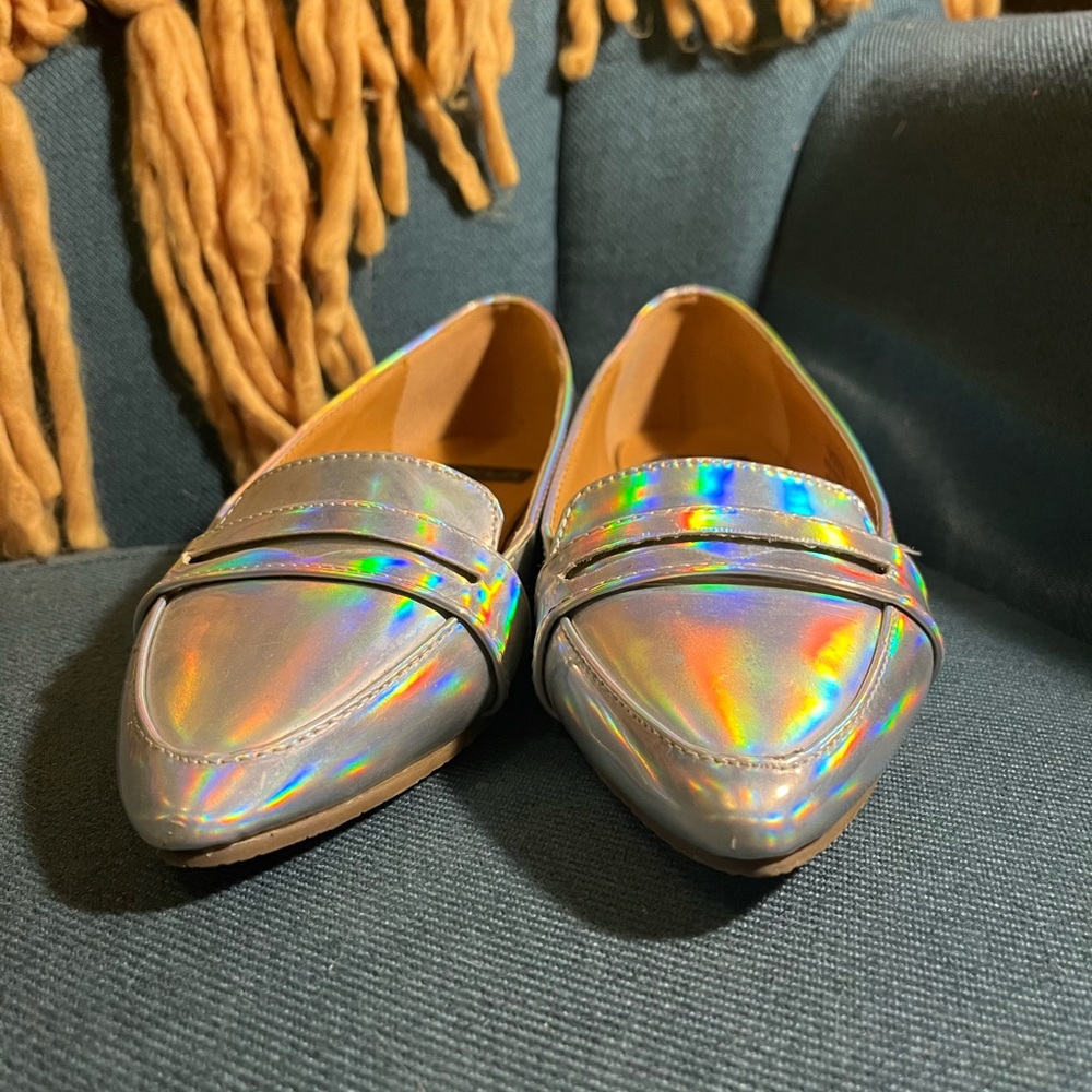 Holographic Loafers Size 7